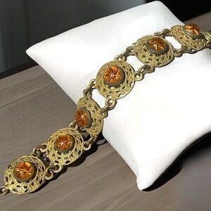 🌺Antique Czech Glass Bracelet